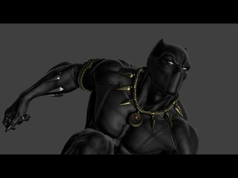 Bell Marvel Black Panther 3D Hero Multi-Sport India