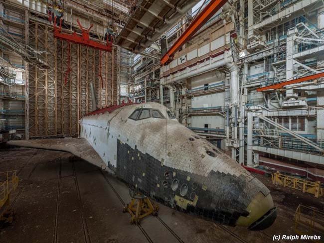 Edificios abandonados de la Carrera Espacial soviética